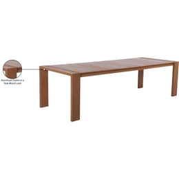 Meridian Maui Natural Outdoor Patio Dining Table