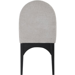 Meridian Waldorf Grey Chenille Fabric Dining Chair