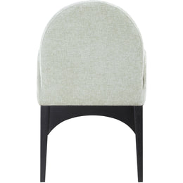 Meridian Waldorf Mint Chenille Fabric Dining Chair
