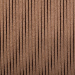 Meridian Roy Brown Microsuede Fabric Ottoman/Stool