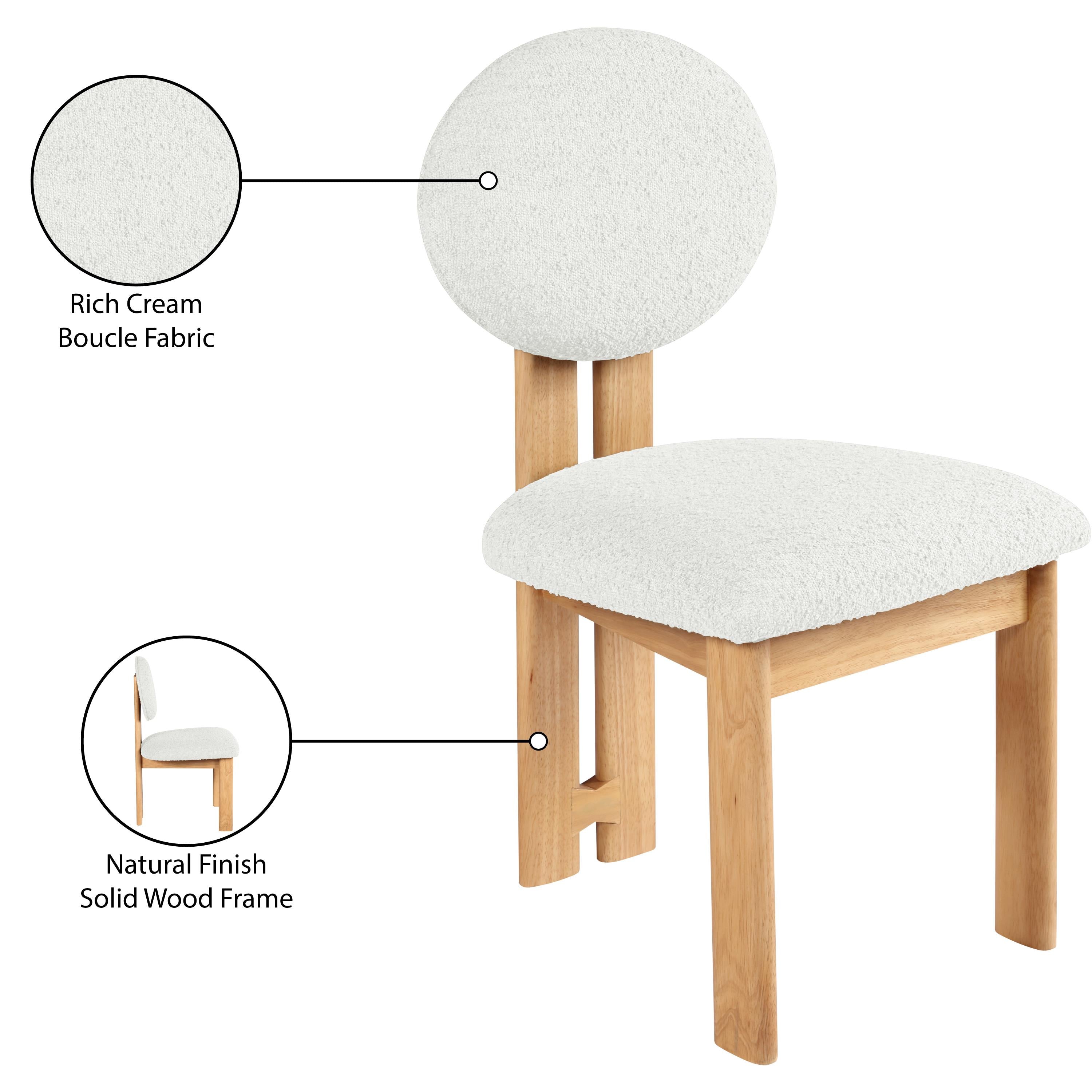 Meridian Napa Cream Dining Chair