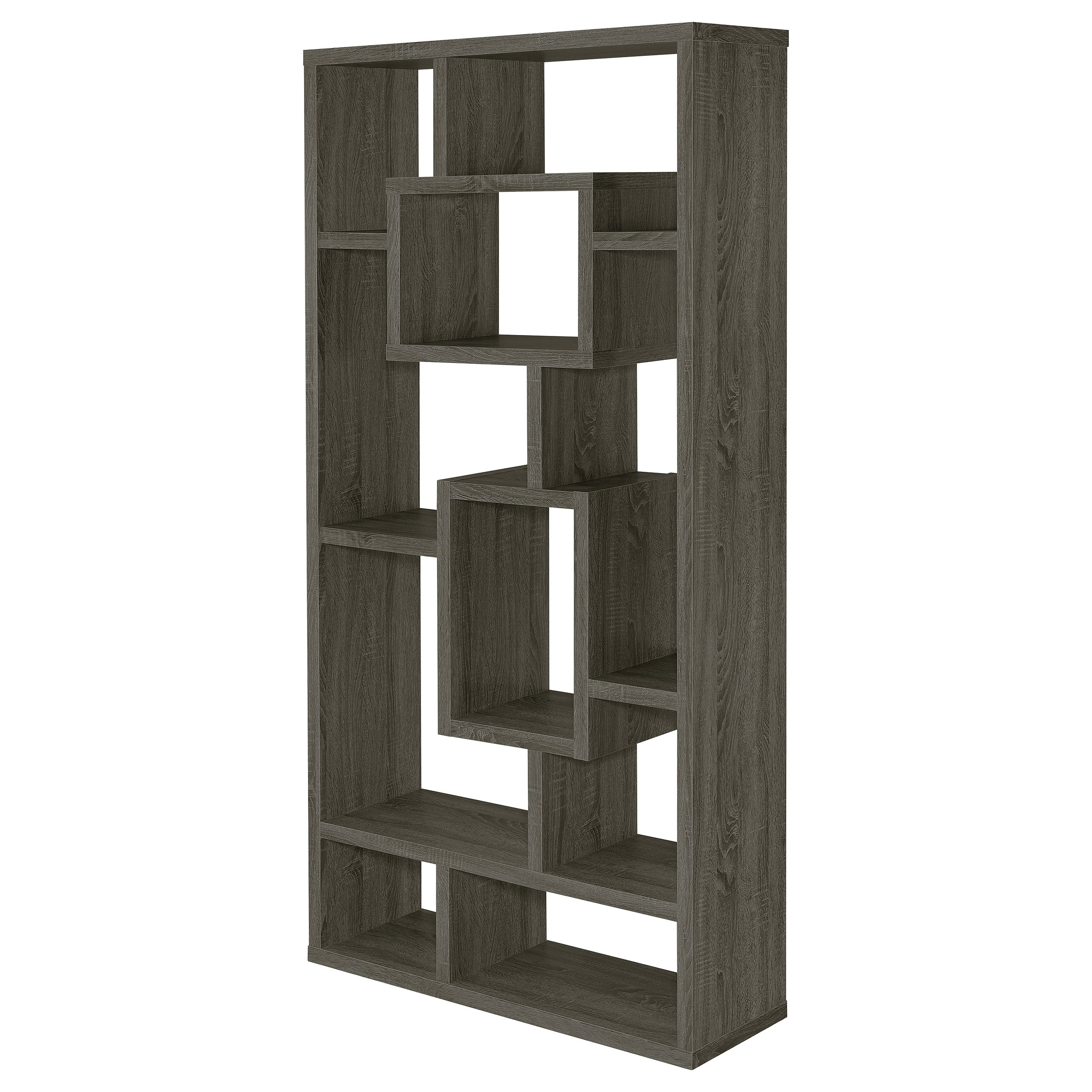 Corey 71-inch 8-shelf Bookshelf Cappuccino