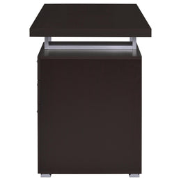 Brennan 47-inch 3-drawer Office Computer Desk Cappuccino