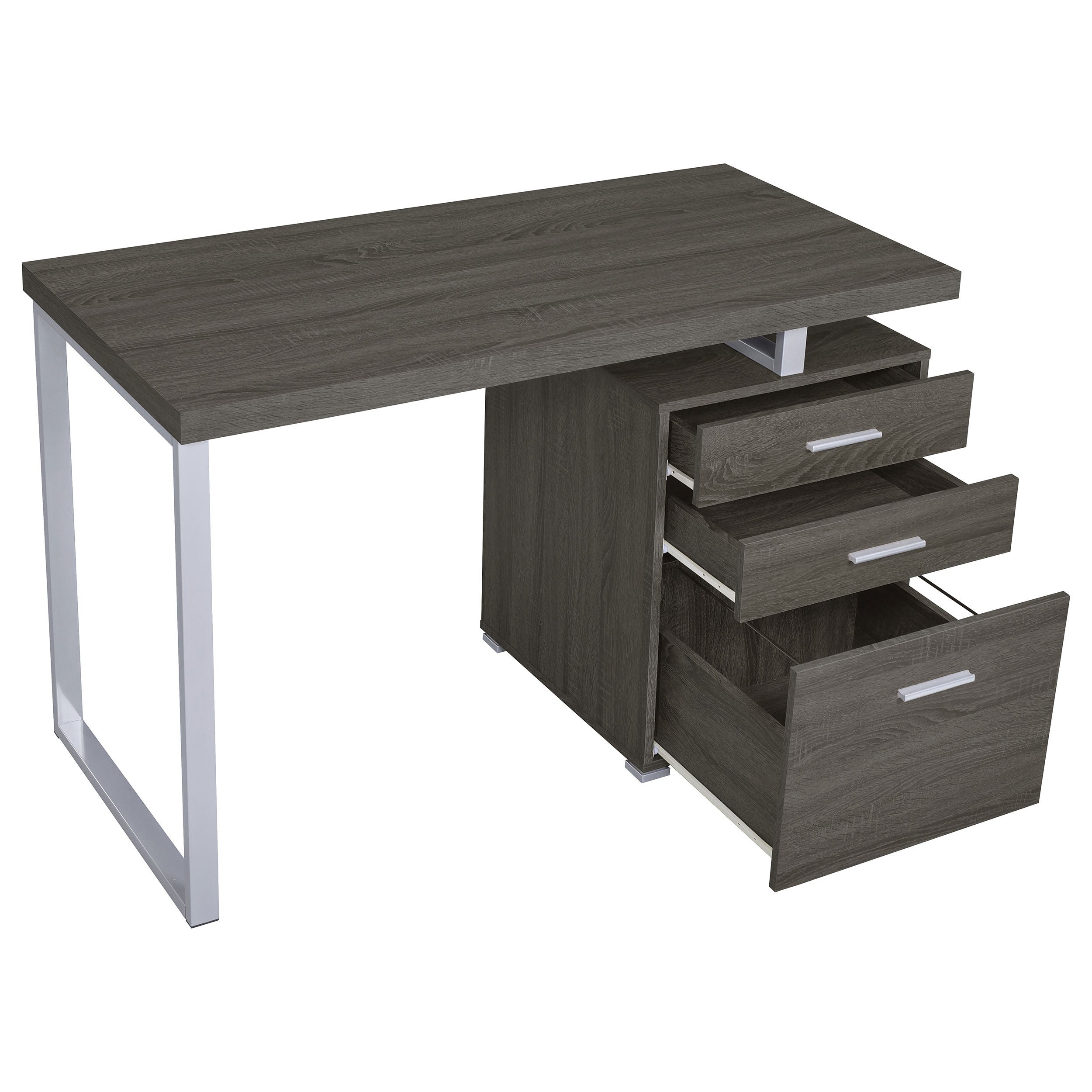 Brennan 47-inch 3-drawer Office Computer Desk Cappuccino