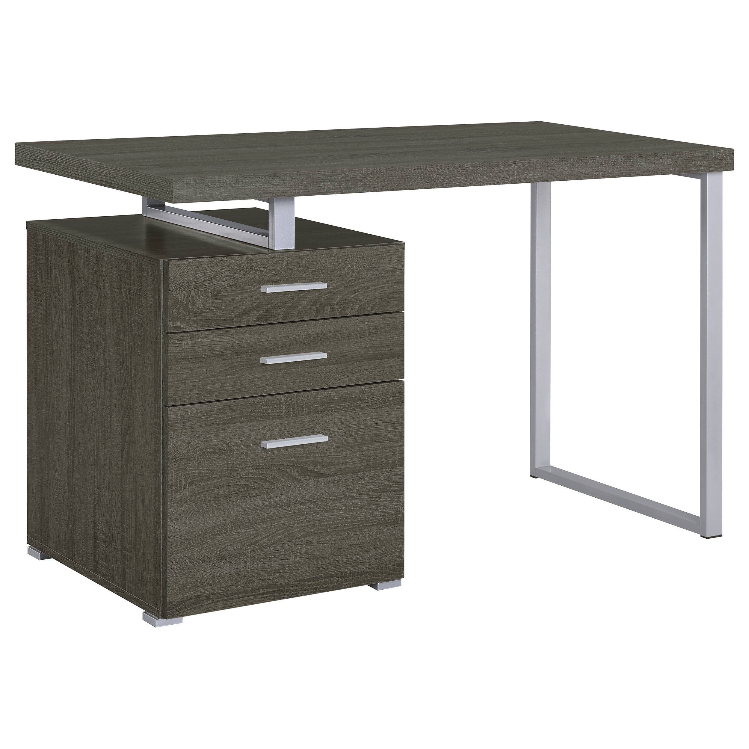 Brennan 47-inch 3-drawer Office Computer Desk Cappuccino