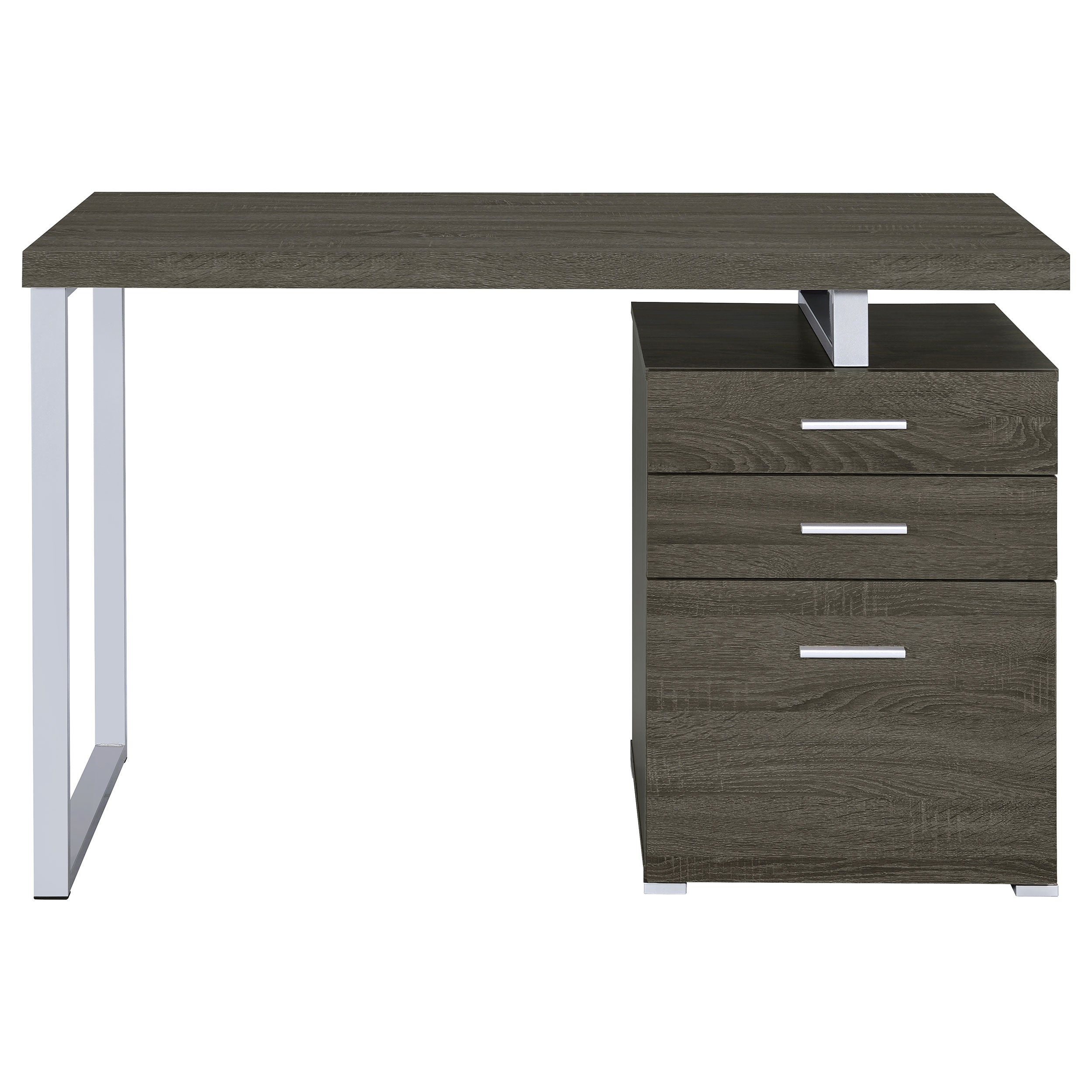 Brennan 47-inch 3-drawer Office Computer Desk Cappuccino