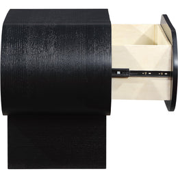 Meridian Harlow Black Night Stand