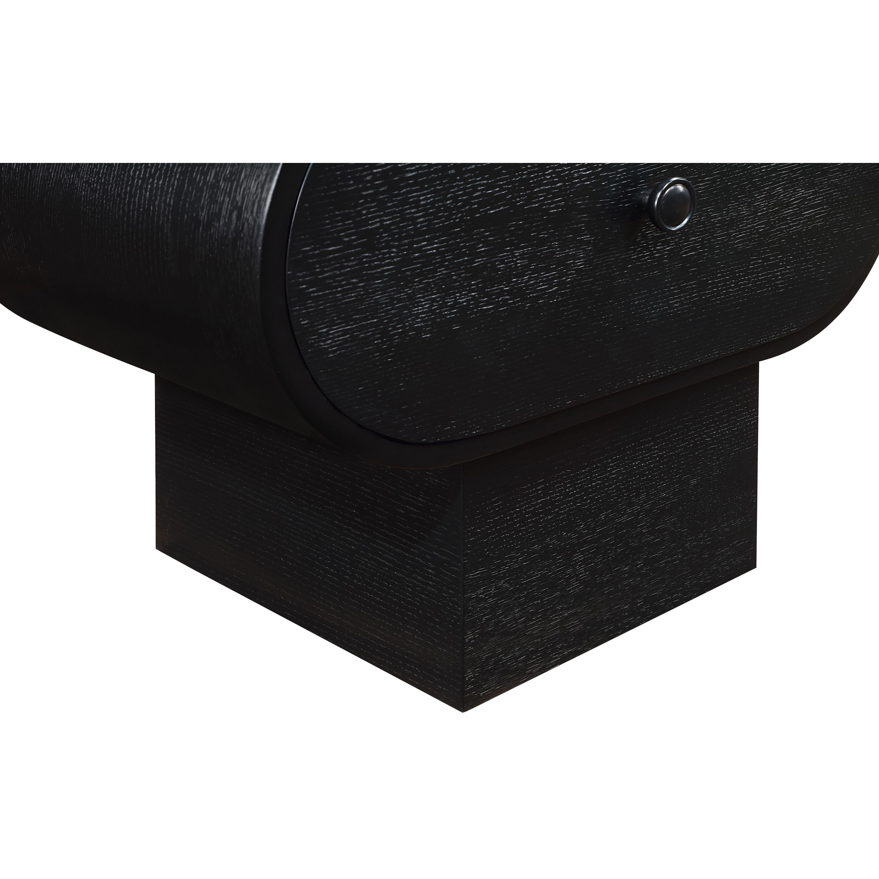 Meridian Harlow Black Night Stand