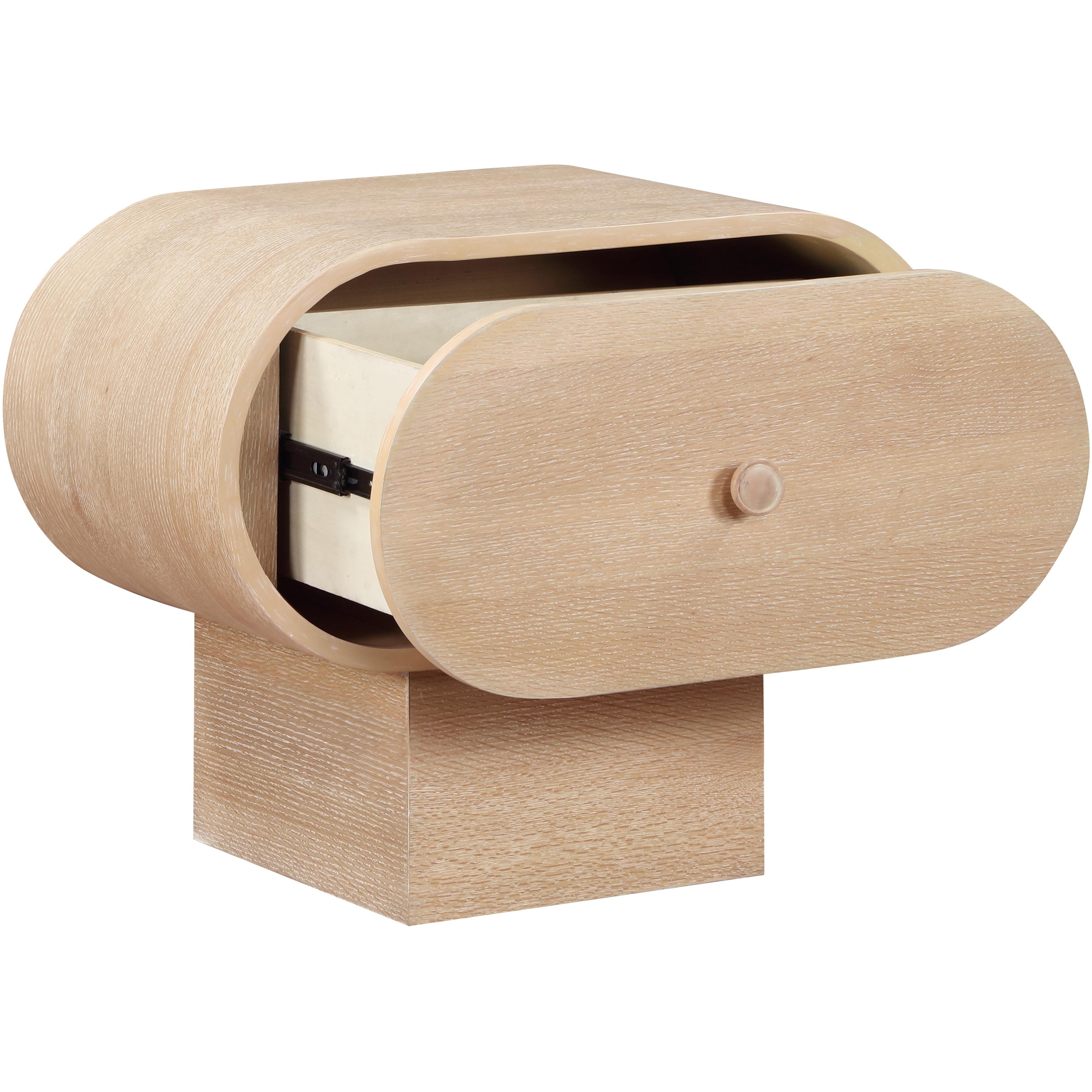 Meridian Harlow Natural Night Stand