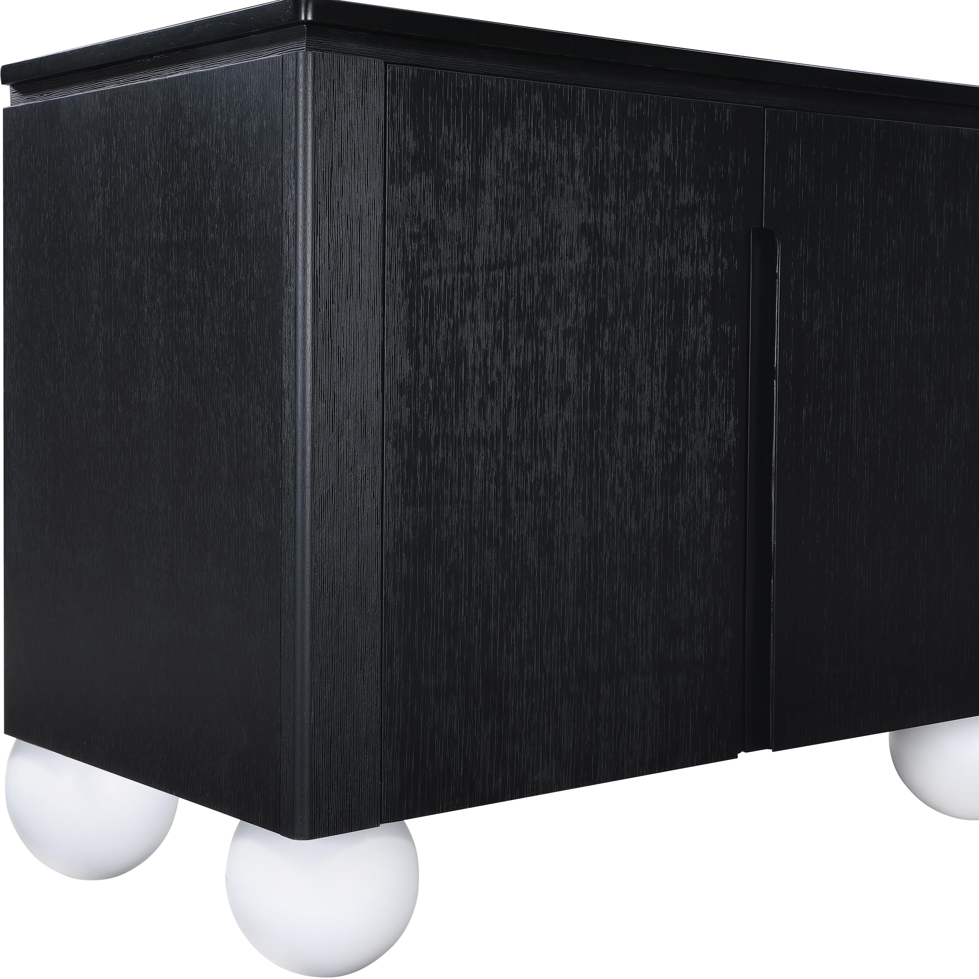 Meridian Cardiff Black Sideboard/Buffet