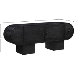 Meridian Harlow Black Sideboard/Buffet