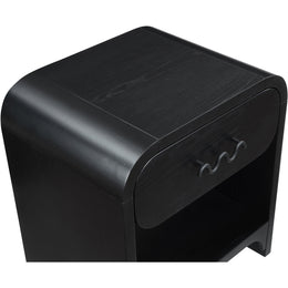 Meridian Hayes Black Night Stand / Side Table