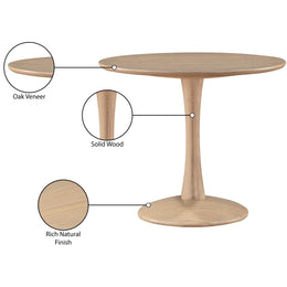 Meridian Holly Natural Oak Dining Table