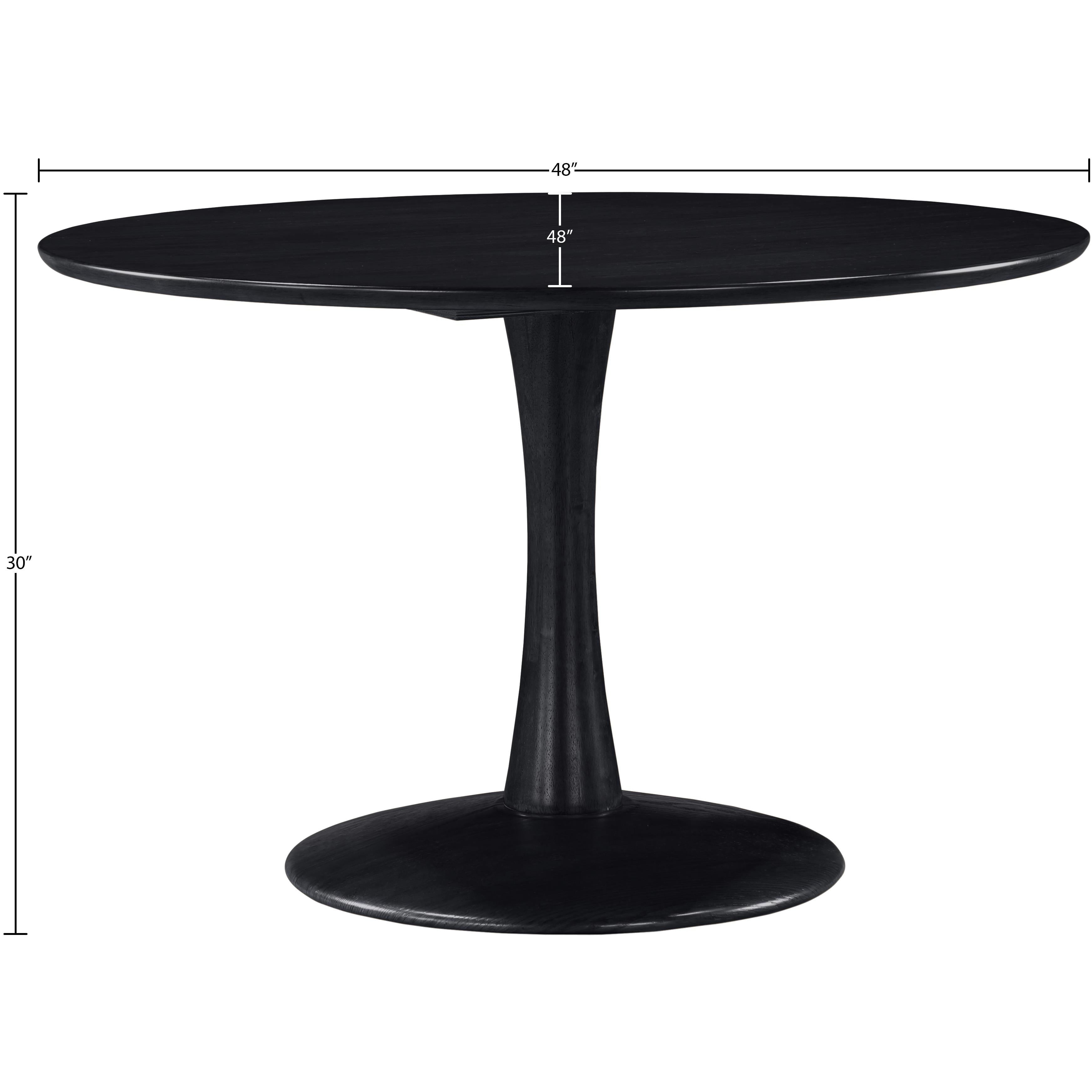 Meridian Holly Black Dining Table