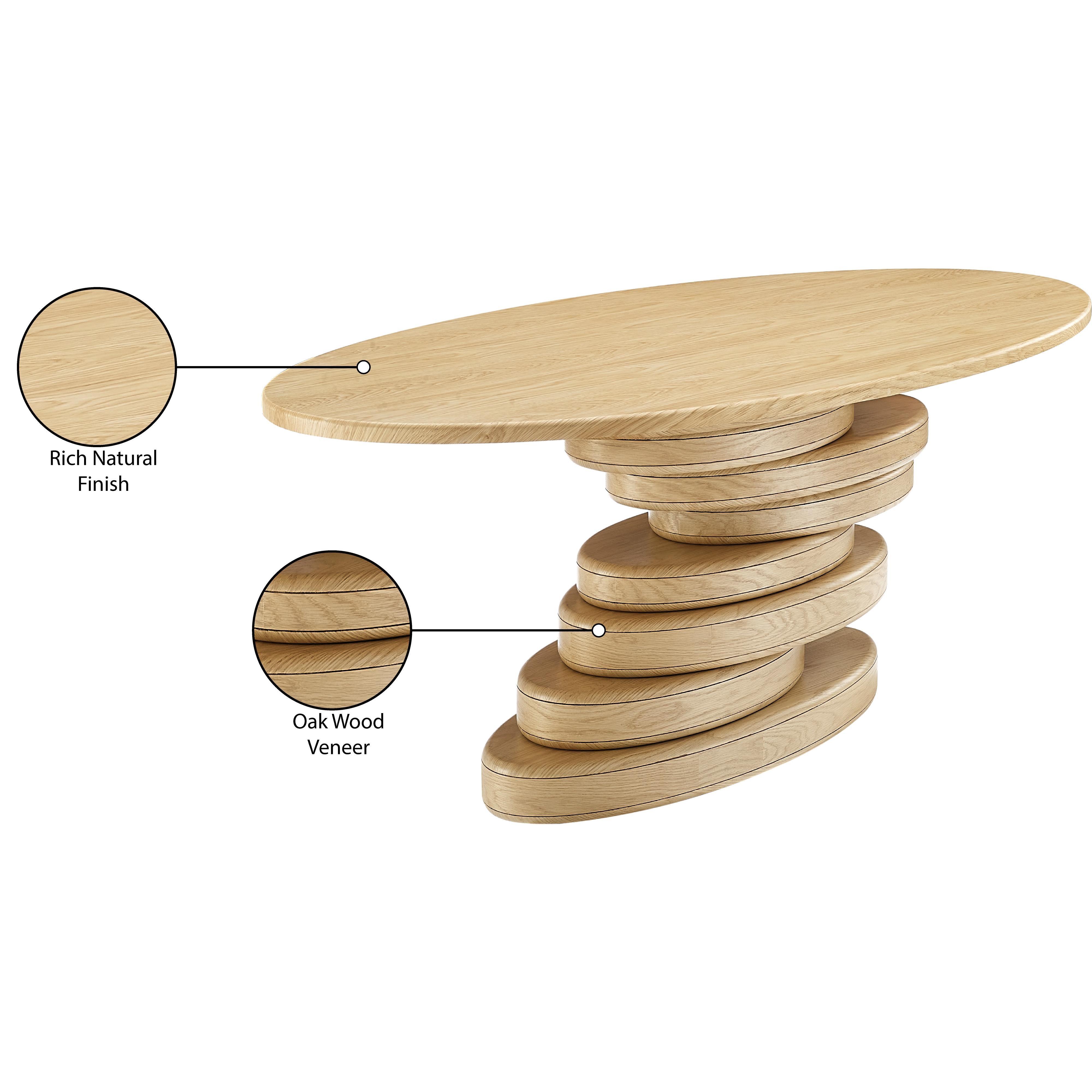 Meridian Moriah Oak Dining Table