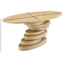 Meridian Moriah Oak Dining Table