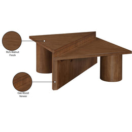 Meridian Pavillion Walnut Coffee Table