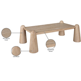 Meridian Wyndham Natural Oak Coffee Table
