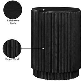 Meridian Ronin Black End Table
