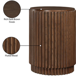 Meridian Ronin Brown End Table