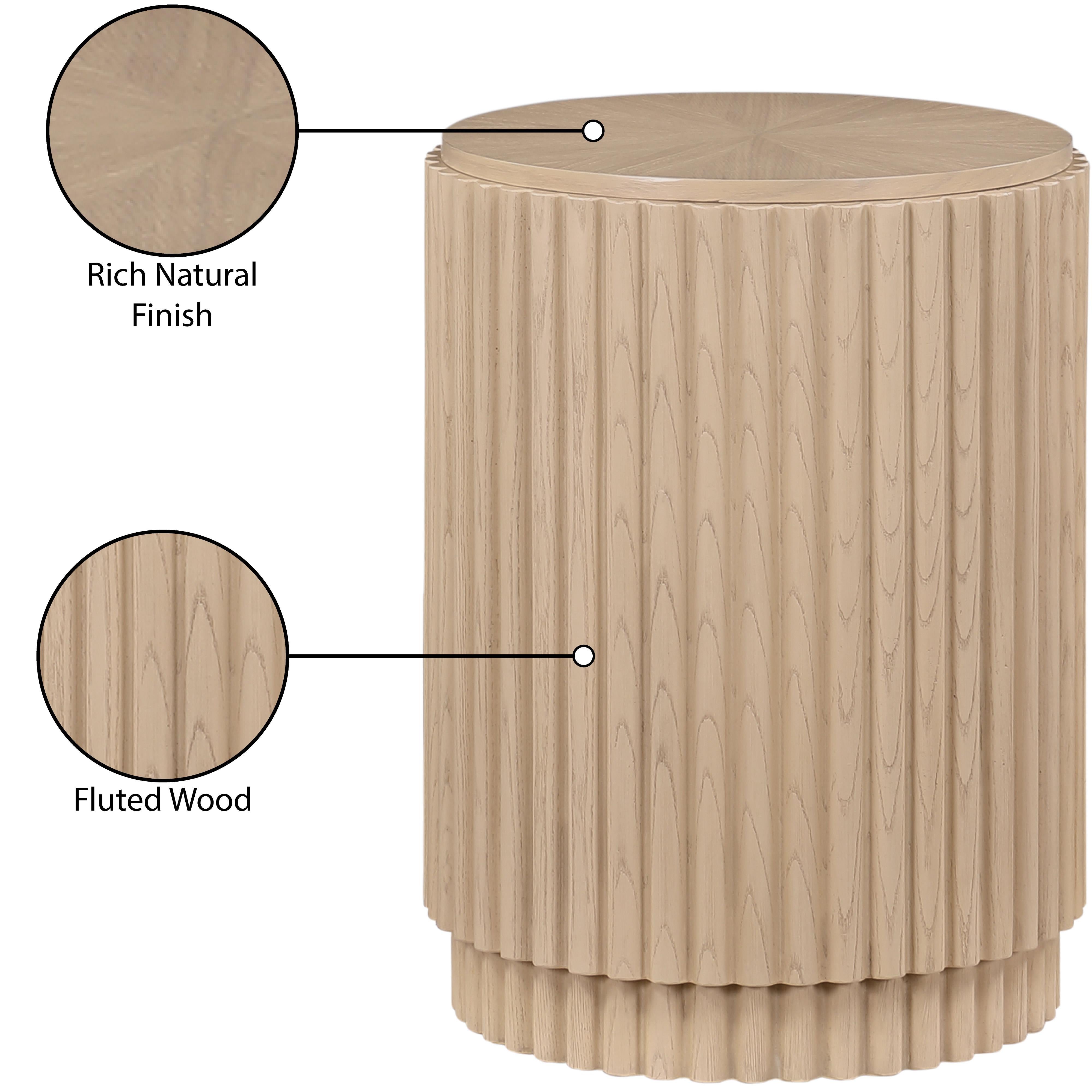 Meridian Ronin Natural End Table