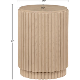 Meridian Ronin Natural End Table