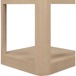 Meridian Reeves Natural End Table