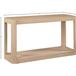 Meridian Reeves Natural Console Table