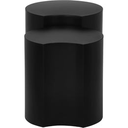 Meridian Dimple Black End Table
