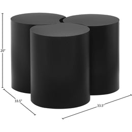 Meridian Dimple Black Coffee Table