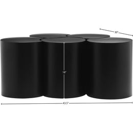 Meridian Dimple Black Coffee Table
