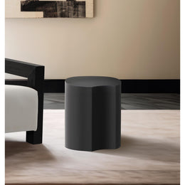 Meridian Dimple Black End Table