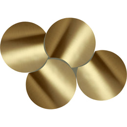 Meridian Dimple Gold Coffee Table