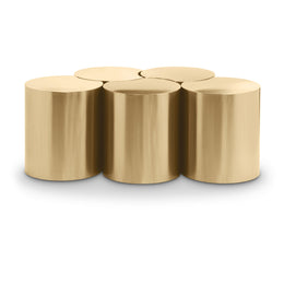 Meridian Dimple Gold Coffee Table