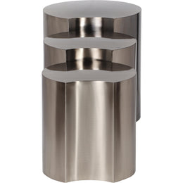 Meridian Dimple Silver End Table