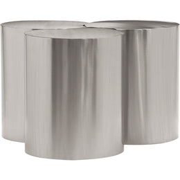 Meridian Dimple Silver Coffee Table