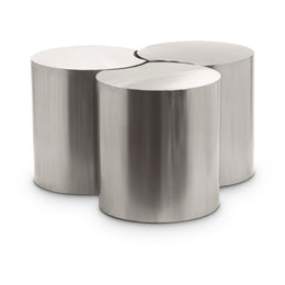 Meridian Dimple Silver Coffee Table