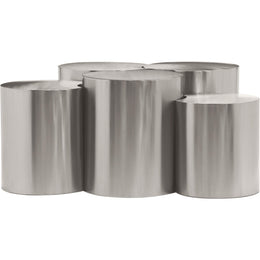 Meridian Dimple Silver Coffee Table