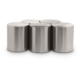 Meridian Dimple Silver Coffee Table