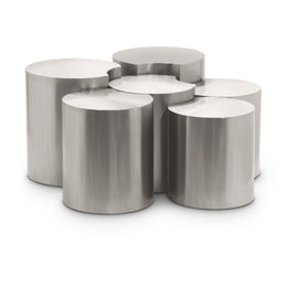 Meridian Dimple Silver Coffee Table