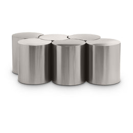 Meridian Dimple Silver Coffee Table