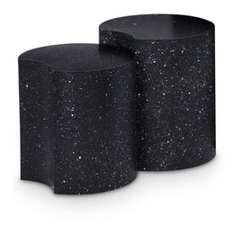 Meridian Dimple Black End Table