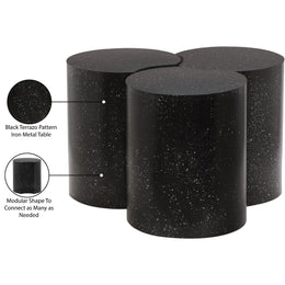 Meridian Dimple Black Coffee Table