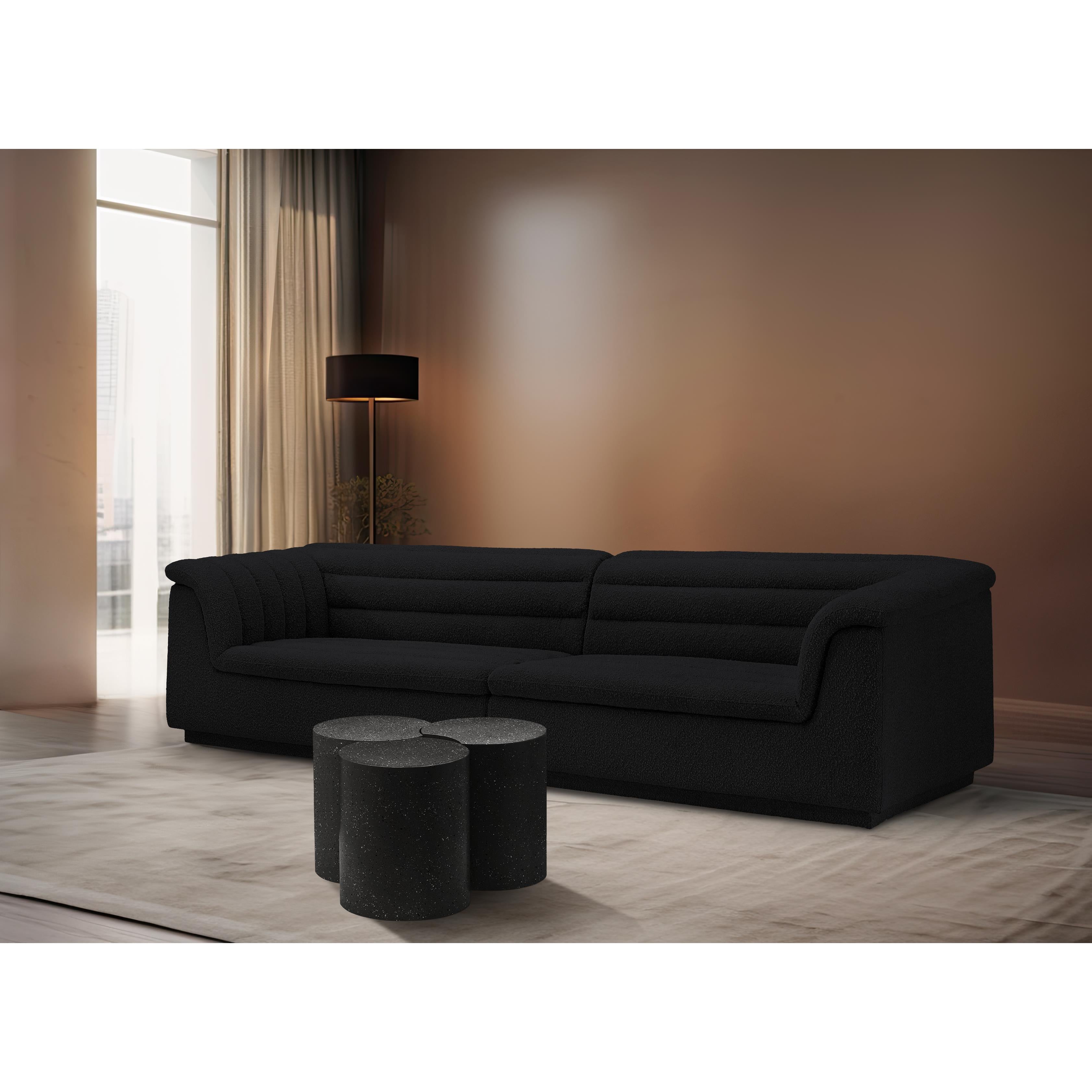 Meridian Dimple Black Coffee Table