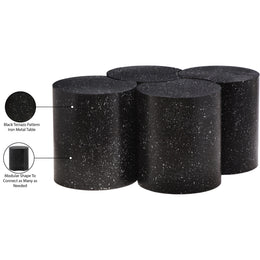 Meridian Dimple Black Coffee Table