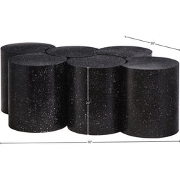 Meridian Dimple Black Coffee Table
