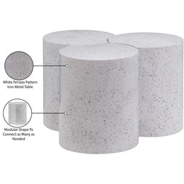 Meridian Dimple White Coffee Table