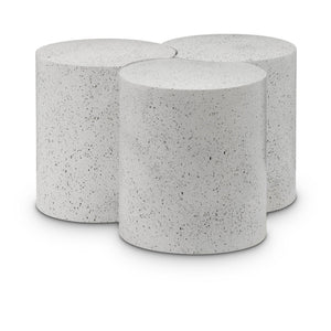 Meridian Dimple White Coffee Table
