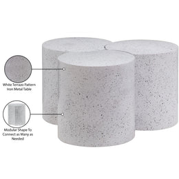 Meridian Dimple White Coffee Table
