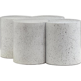 Meridian Dimple White Coffee Table
